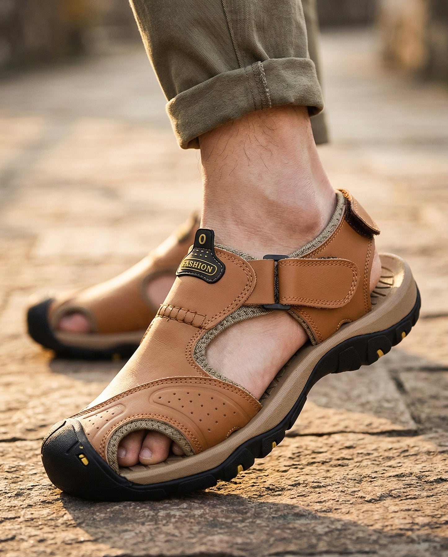 Vincent Leather Sandal